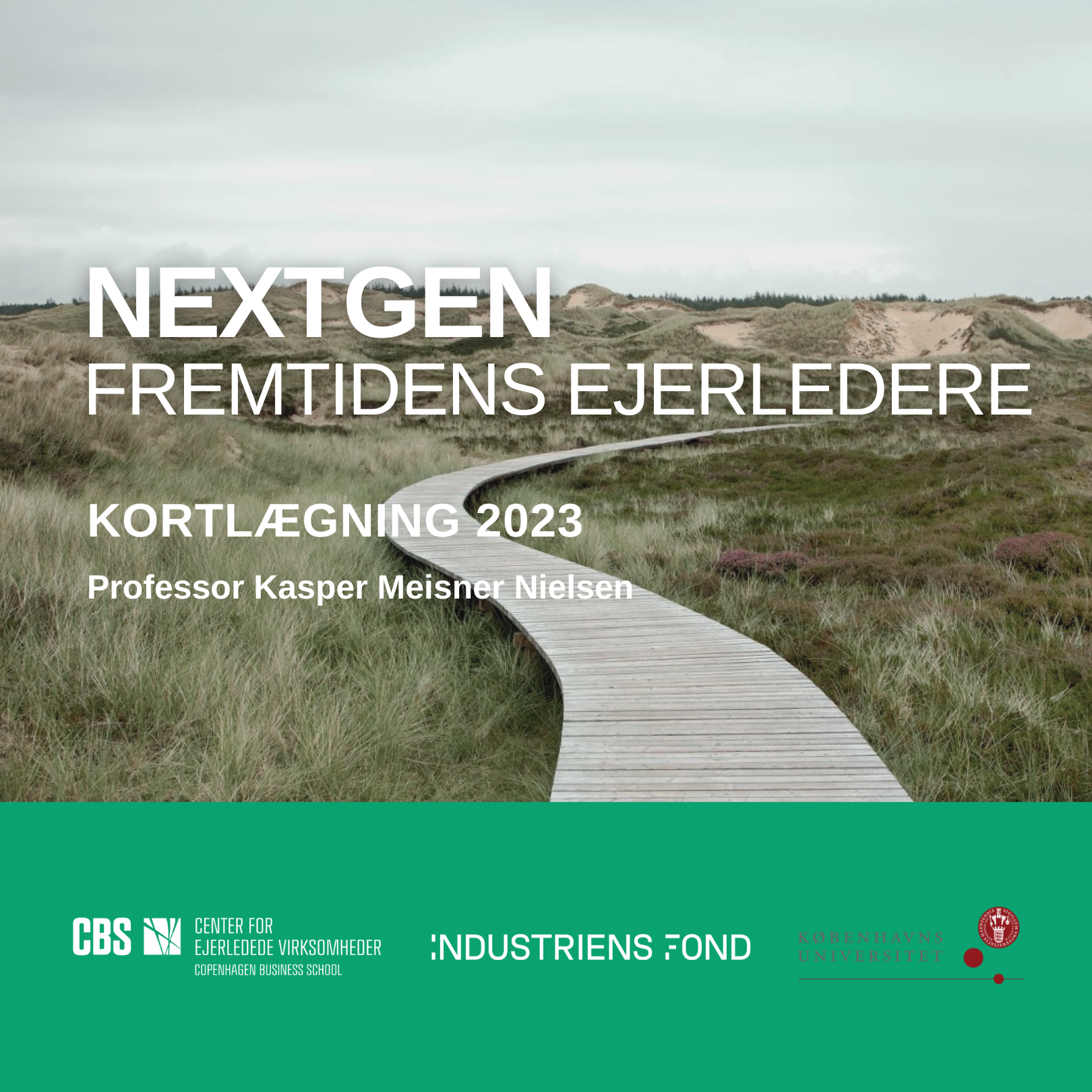 Billede af forsiden til rapporten: NextGen - fremtidens ejerledere