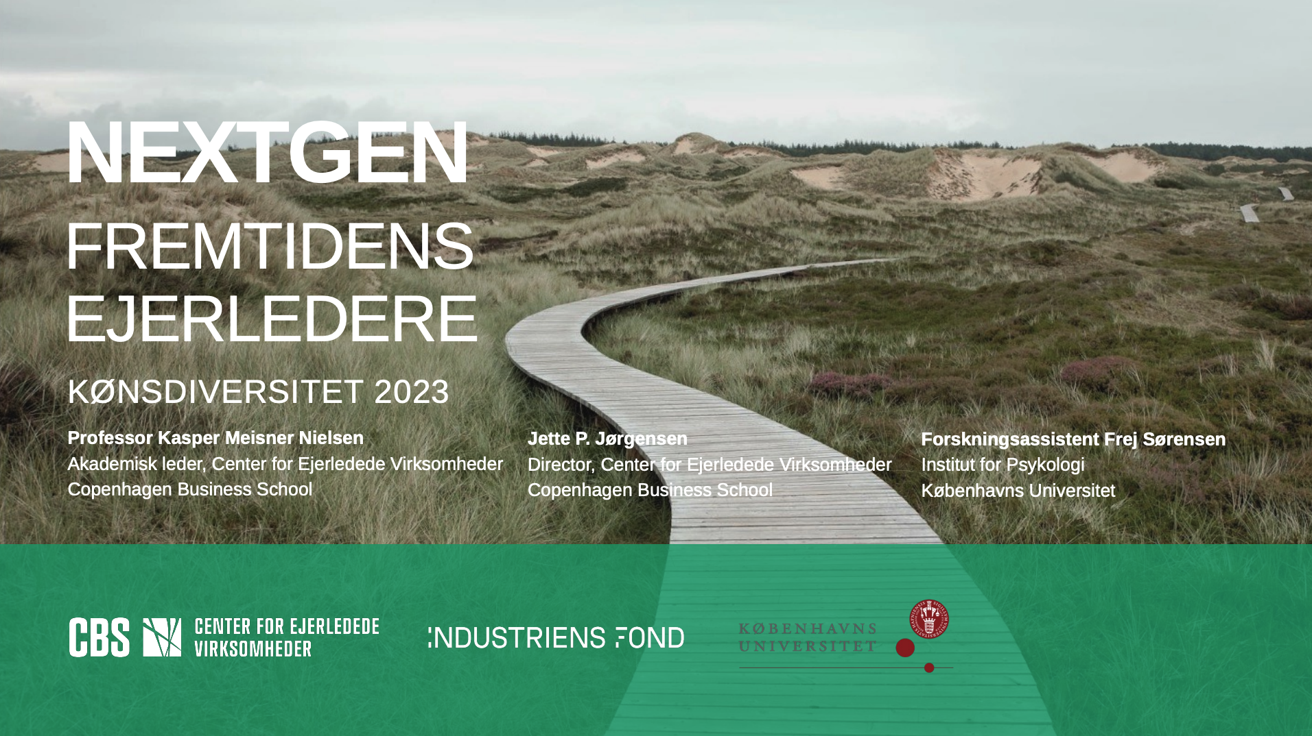 Billede af forsiden til rapporten: Finansiering for ejerledere