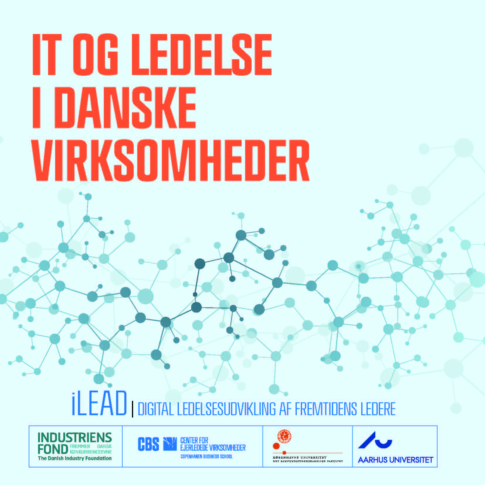 Billede af forsiden til rapporten: IT og ledelse i danske virksomheder